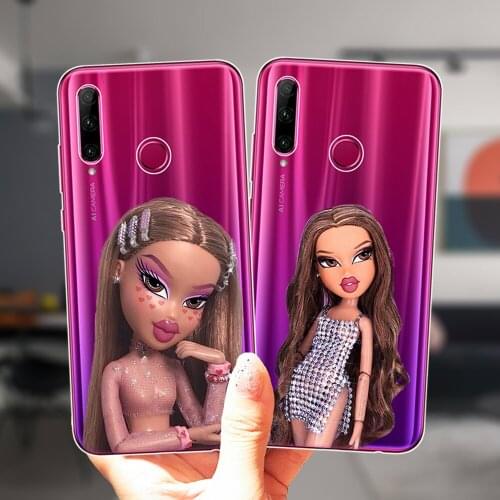 For Honor 50 Pro SE 30 9 10 20 10X Lite Pro 10i 20i 30i 8X 9X Fashion Protective Case Sexy Doll Bratz Soft Silicone Cover