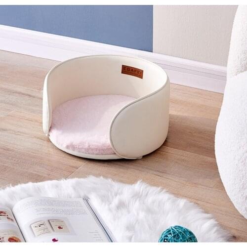 Round cat litter ventilated removable and washable cat hammock PU nylon cat and dog universal summer