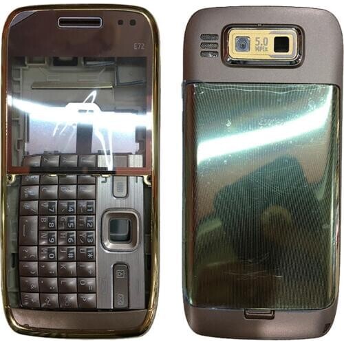 Complete Mobile Phone Housing For Nokia E72 Full Housing Back Cover+Middle Frame+Front Frame+Keyboard With Logo hinteres Gehäuse