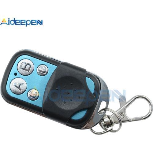 RF Remote Controller 4 Channel Wireless Remote Control Duplicator Copy Code Electric Gate Garage Door Auto Keychain