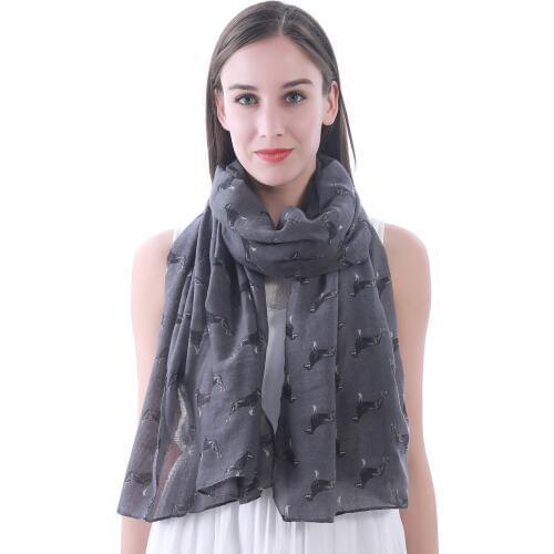 Rottweiler Dog Pet Print Womens Scarf Shawl Wrap Gift Soft Lightweight