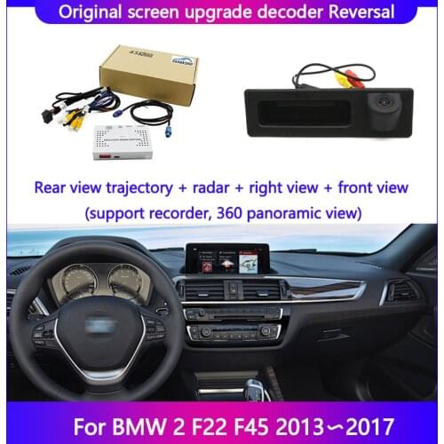 Systeme De Mise A Jour Decran Dorigine For BMW 2 F22 F45 2013〜2017 Module De Recul Camera Arriere Boitier De Decodage Recorder
