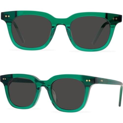 Vintage Square Oversized Acetate Mens Sunglasses Designer Fashion Green Glasses 2021 Fashion Womens Sports Eyewear Oculos