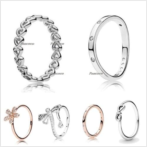 Authentic 925 Sterling Silver Spring Dragonfly With Crystal Ring For Women Wedding Party Gift Europe Fashion Jewelry