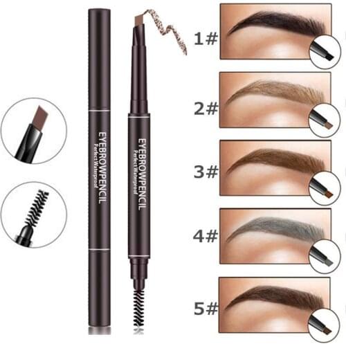 1 PC Eye Brow Tint Cosmetics Natural Long Lasting Paint Tattoo Eyebrow Waterproof Black Brown Eyebrow Pencil Makeup Set