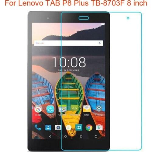 50pcs/Lot Tempered Glass Protective Film for Lenovo TAB P8 Plus TB-8703F 8inch teblet