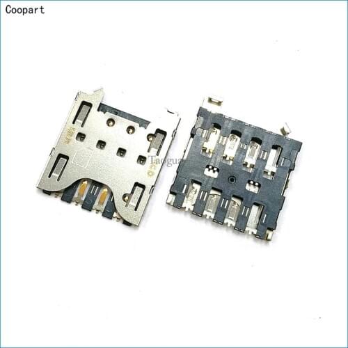 2pcs/lot Coopart New SIM card Socket reader Tray Holder Slot replacement for Blackberry Q10 Z10