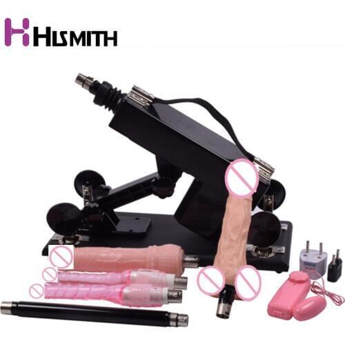 2018 Updated Sex Machine for women with dildos Anal toys Love machine gun Plug for different countries Dropshipping