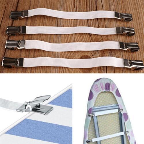 4Pcs Ironing Board Cover Table Cloths Buckle Holder Sofa Clip Fasteners Brace Bed Sheet Grips Buckle Furniture Accessories
