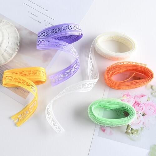 5yards 25mm Heart Jacquard Stain Ribbons High Quality Cute Decorative Crafts Ribbon For Wedding Christmas Party Decoration DIY