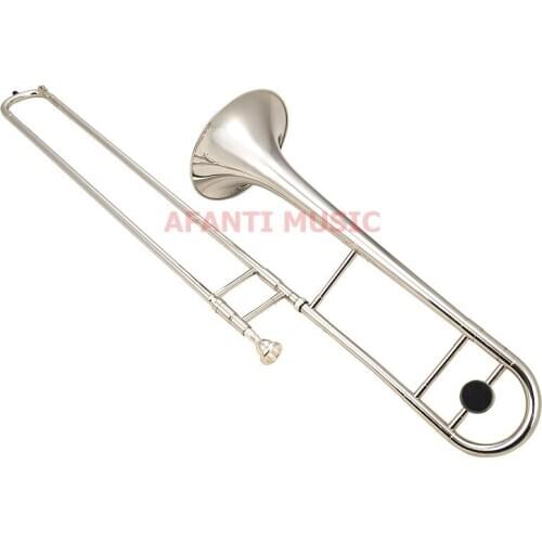 Afanti Tenor Falling Tune B Brass Body silver plated Trombone (ATB-107)