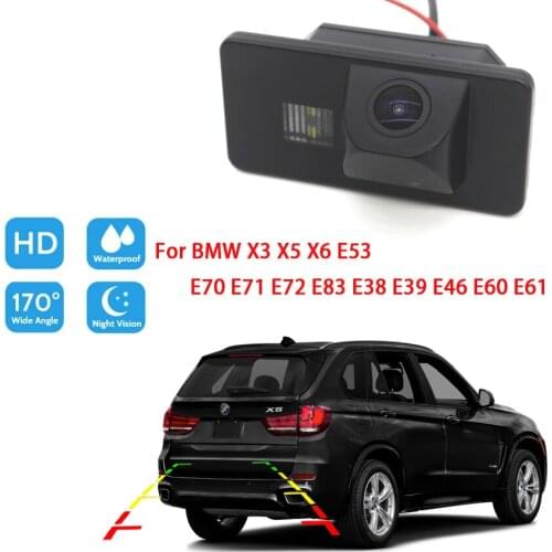 Night Vision HD Car Reverse Camera For BMW X3 X5 X6 E53 E70 E71 E72 E83 E38 E39 E46 E60 E61 Back up Rear View Camera Waterproof