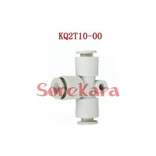 KQ2T10-00 Union Tee Fitting 10mm x 10mm Push In One-Touch Fitting KQ2T1000 SMC Type