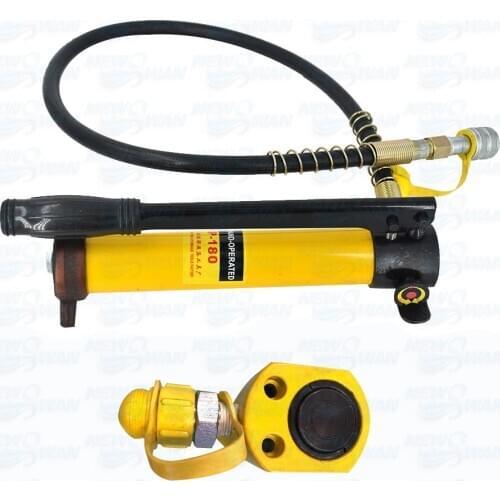 Hot Sale Portable Split Type 5 Ton Hydraulic Jacks with 700/20 kg/cm Manual Hydraulic Pump Professional Car Repair Auto Tool