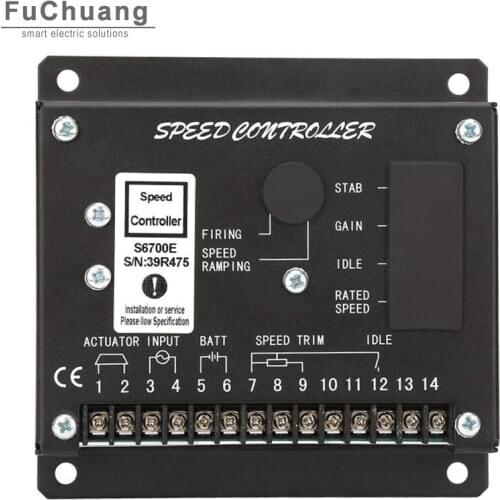Governor S6700E Electronic Speed Controller Panel for Cummins Generator Brushless Genset Part