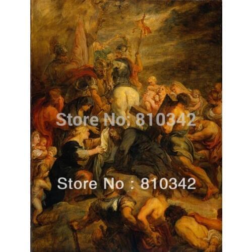 Canvas Prints (Rubens Kreuztragung) Free shipping wall art canvas prints picture classic oil painting for room 13-Zjyh- (1 )