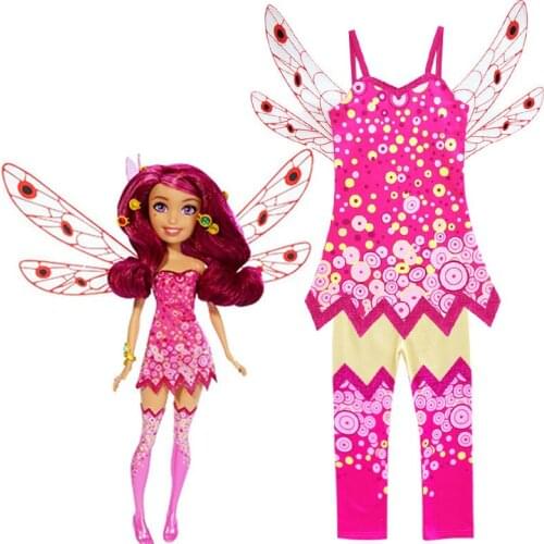 Girls Cosplay Costume Princess Mia Slip Dresses Cute Outfits with Wings Halloween Costume Dress Pants