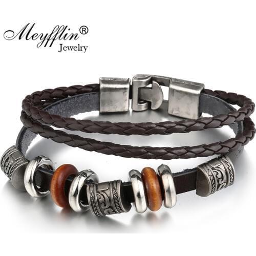 Meyfflin Leather Bracelets