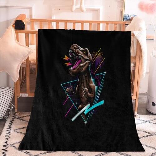3D Print Wild Animal Style Blanket Cartoon Sofa blanket Single Bedding Bedroom Living room Home decoration Boys Kids Teen