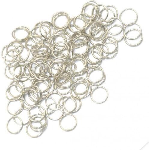 WHOLESALE 400pcs METAL SPLIT KEY RING KEYCHAIN LOOP FINDINGS CONNECTORS CLASPS