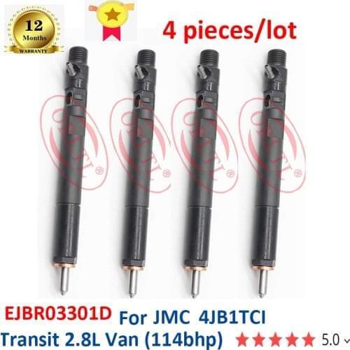 ORLTL New EJBR03301D Genuine Common Rail Fuel Injector R03301D For JMC Transit 2.8L Van (114bhp) 4JB1TCI Euro 3 4 pieces/lot