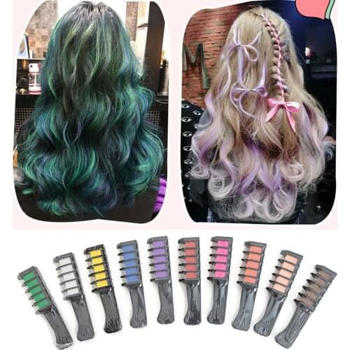 Hairstyle Salon DIY Hair Styling Tool Practical Pro Salon Fast Coloring Hair Chalk Dyeing Combs Temporary Hair Cream