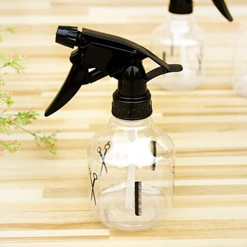 250ML Hair Spray Pump Bottle Transparent Multifunctional Plastic Fine Empty Mist Pouring Kettle Reusable Portable Foam Bottle