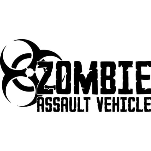 S51398 Various Sizes/Colors Car Stickers Vinyl Decal Zombie Assault Vehicle Bio Hazard Motorcycle Decorative Accessories