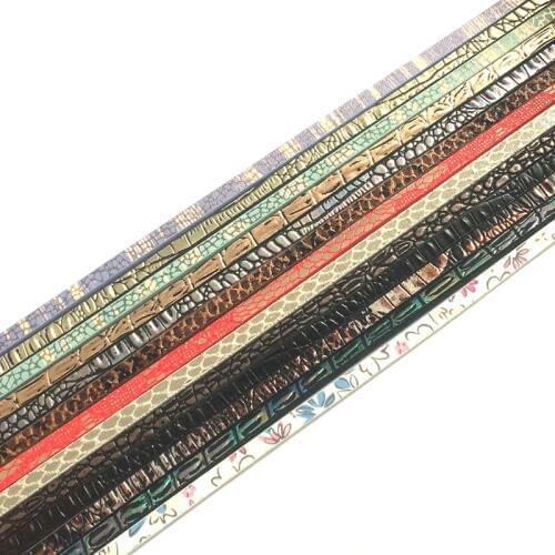 1Meter 5*2mm Flat PU Leather Cord for Bracelet&Bangle Necklace Jewelry Making Rope DIY Jewelry Making Accessories Findings