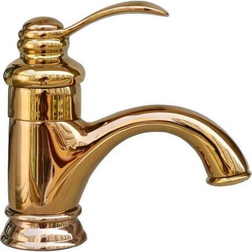 Gold Rose golden One Hole/Handle Bathroom Vessel basin Faucet mixer tap single lever agf049