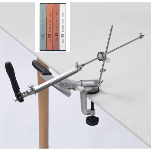 Professional Kitchen Knife Sharpener Whetstone Updated Multifunction Fixed Angle Sharpening System Apex Edge Honing Tools