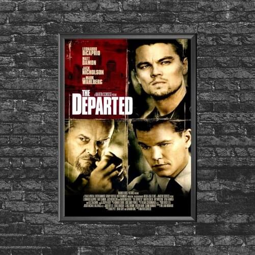 The Departed Alt Movie Poster Canvas Art Print Wall Painting Home Decoration (No Frame)