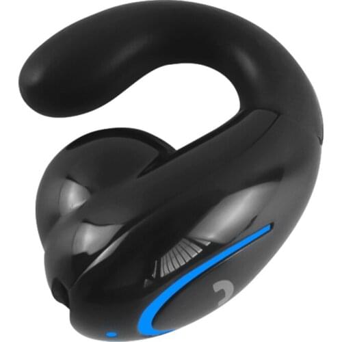 YX08 Non-in-ear Bluetooth 5.0 Clip-on Earphones Wireless Single Ear Headphone Left And Right Ears Sport Earbuds For Smartphone