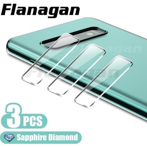 3PCS Camera Lens Tempered Glass For Samsung Galaxy S8 S9 S10E S10 Plus Note 8 9 10 Plus Screen Protector For Note 10 Glass Film