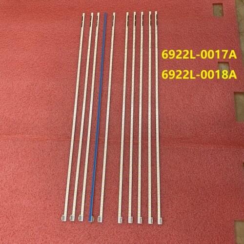 5set=10pcs LED strip for 47PFL5007G 47PFL4007G LG 47LM620T 47LS4100 47LS4500 47LS4600 47LM5800 47LM6200 6922L-0017A 0018A