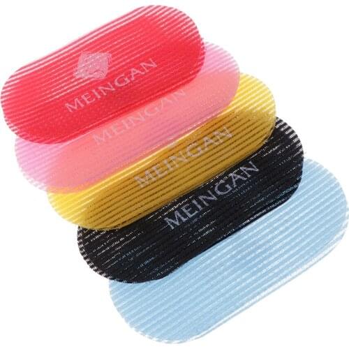 5 Pairs Colorful Bang Hair Pad Clips Hair Fringe Care Tool Makeup Accessories