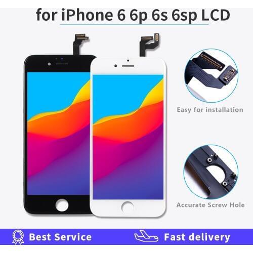 AAA quality LCD For Iphone 6 iphone 6s Display Screen Touch Panel Digitizer for iphone 6 6s plus 6p Assembly Screen Replacement