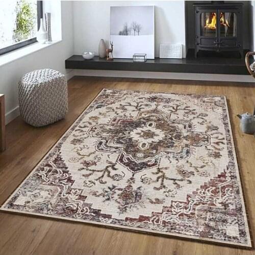 Mandala Turkey Big Carpet for Living Room Home Decoration Non-slip Large Geometric Table Bedside Area Rugs for Bedroom Floor Mat
