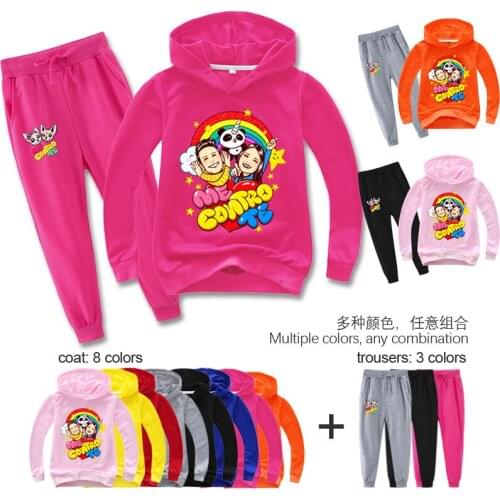 Baby Boys Girls Autumn Children Clothing Set Hoodies Sweatshirt+Pant Clothes Sport Suits Me Contro Te Toddler Tracksuit for Kids