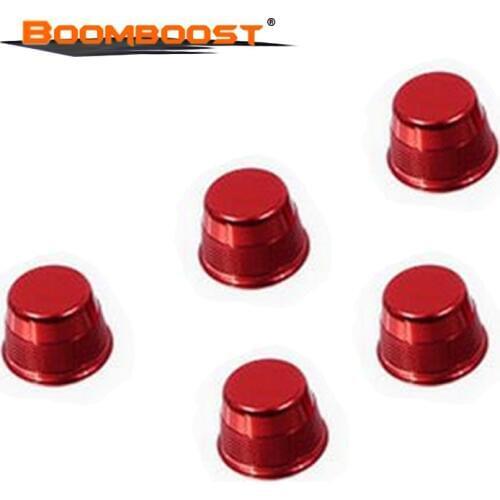 For Benz C Class W205 2015 GLC Class X205 2016 Air Conditioning Vent Outlet Knob Switch Trim Cover 5 pcs red blue
