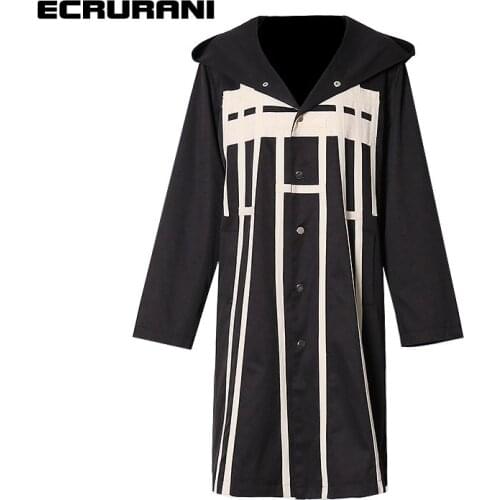 ECRURANI Women's Hooded Trench Coats