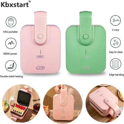 220V Electric Sandwich Maker Waffle Maker Toaster Baking Multifunctional Breakfast Machine Pancake Sandwichera Multibaker 650W