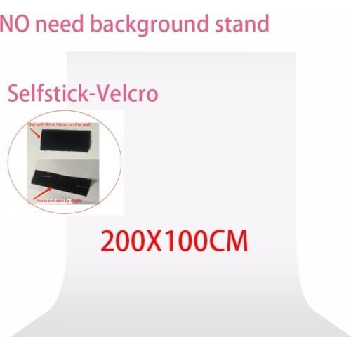 No need Stand kit 2x1meter Photography studio Screen Chroma key Backdrop Non Woven Green Photo background for Photo Studio