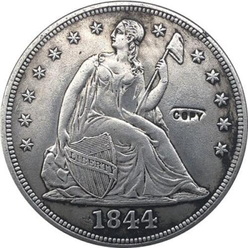 1844 Seated Liberty Dollar COINS COPY