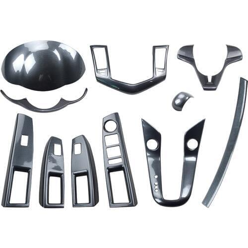 Carbon Fibre Golve Box Dashboard Air Outlet Decorated Frame For Chevrolet Cruze 2009 101112131415 CAA146A
