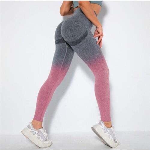 Colorful Seamless Yoga Pants for Women Summer Must Have Sports Fitness Running Leggings Push Up Slim Female High Waist Trousers