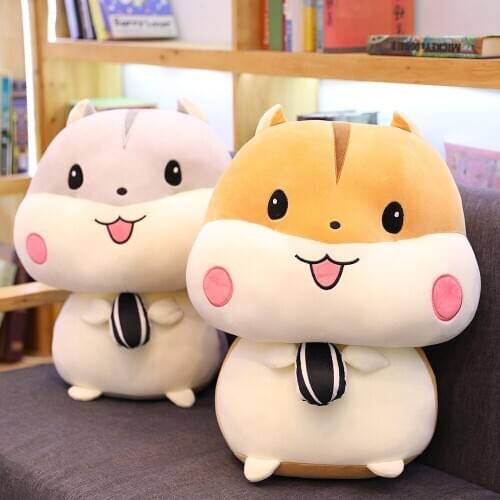 Cute fat hamster plush Toy doll creative soft hamster pillow cloth doll custom children toys
