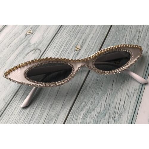 Fashion Sexy Personality Suitable for Ladies with Diamond Cat Eye Sunglasses woman glasses sunglasses women 2020 luxury brand