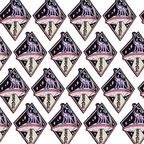 Prajna 10 PCS Wholesale Dinosaur Patches On Clothes Iron On Patches For Clothing Sticker Biker Patch Outdoor Embroiderd Patches