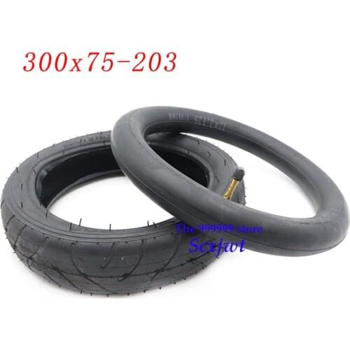 Pneumatic tire 300X75-203 tyre inner tube and outer tyre for Childrens tricycle baby trolley accessories 300*75-203